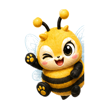 Cute bee character