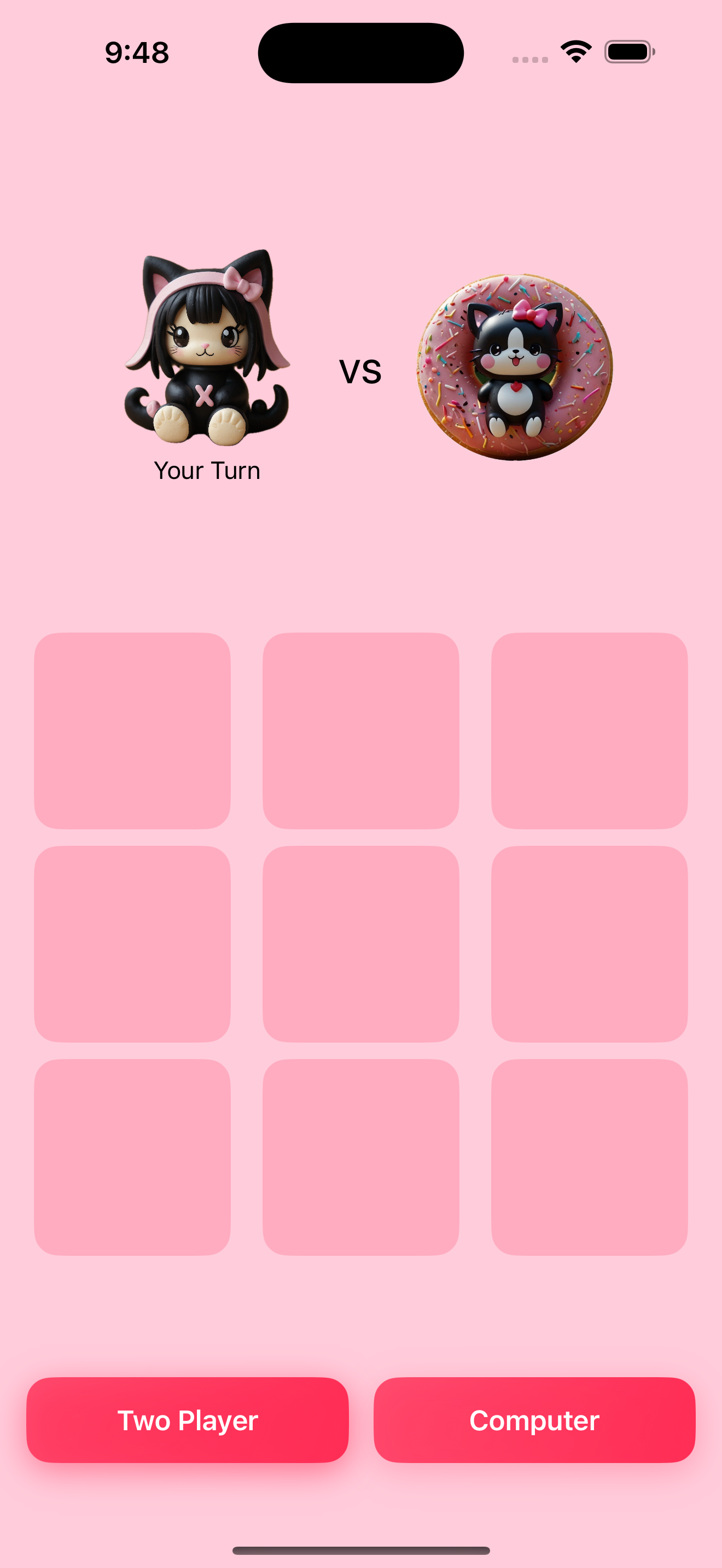 Cute Tic Tac Toe Fun gameplay on iPhone